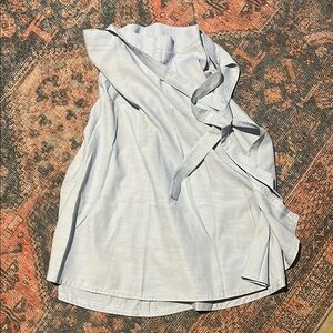 Vintage Blue and white wrap skirt